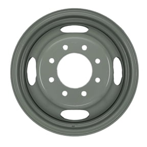 New Single 16" 16x6 Super Duty Dually Wheel for Chevy 30 VAN Express 3500 Pickup GMC Savana 3500 1988-2002 Grey Silver OEM Design Replacement Rim
