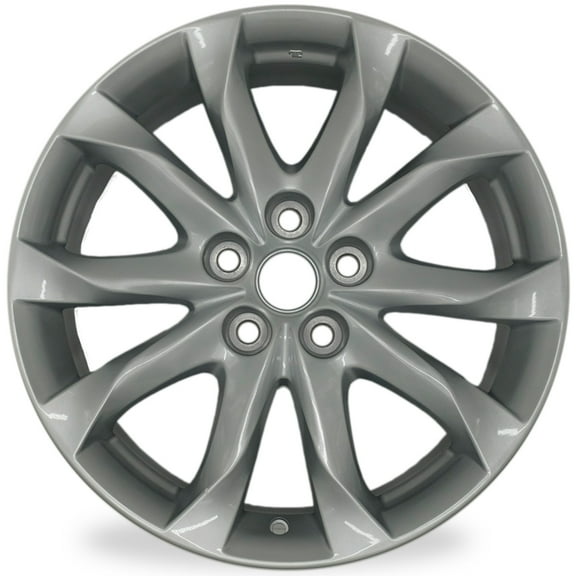 New Single 18" 18X7 Wheel For Mazda 3 2014 2015 2016 2017 SILVER OEM Design Replacement Rim 64962