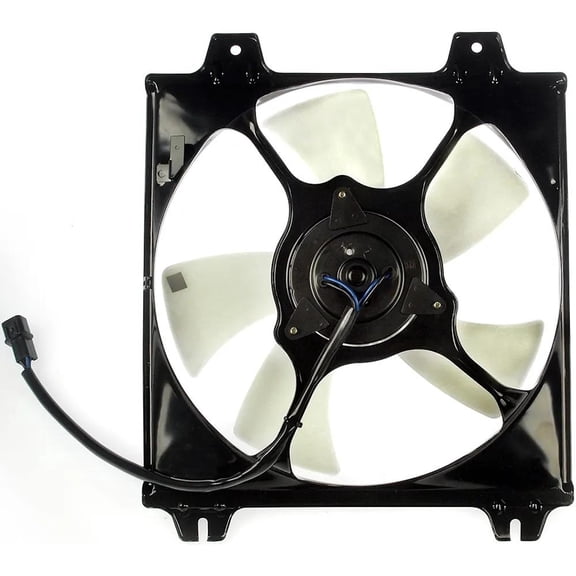 New Single Cooling Fan Assembly Compatible With Eagle Mitsubishi Eclipse Spyder GST 4 Cyl 2.0L Eclipse GST 4 Cyl 2.0L Eclipse GSX 4 Cyl 2.0L 1995-1999 By 75965 FA70472 CF22024