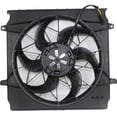 thumbnail image 1 of New Single Cooling Fan Assembly Compatible With Jeep Liberty Sport 4 Cyl 2.4L Liberty Sport 6 Cyl 3.7L Limited 6 3.7L 2002-2005 By Ch3117101 55037659Ab ARBJ160901, 1 of 6