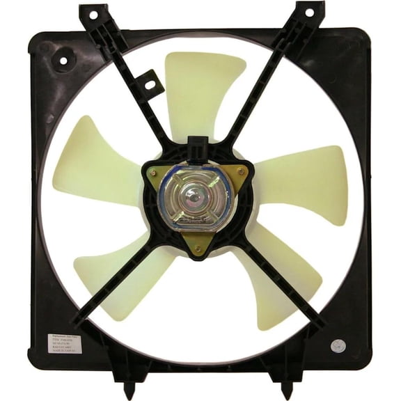 New Single Cooling Fan Assembly Compatible With Mazda Miata Mazdaspeed 4 Cyl 1.8L Miata Shinsen 4 Cyl 1.8L Miata LS 4 Cyl 1.8L 1999-2005 By MA3115123 BP4W15025