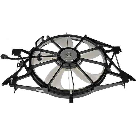 New Single Fan Cooling Fan Assembly Compatible With Dodge Ram 5500 ST 8 Cyl 6.4L 1500 Rebel 8 Cyl 5.7L Ram 2500 TRX 8 Cyl 5.7L 2009-2021 By 76275 CF13073 FA70823 55056948AB
