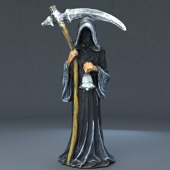 New Skeleton Death Sculpture | Gothic Style Desktop Decoration Ornaments | Halloween Party Scene Setting Props