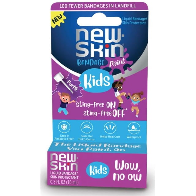 NewSkin Kids Waterproof Liquid Bandage, 0.3 fl oz