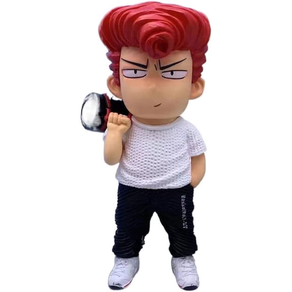 New Slam Dunk: Sakuragi Hanamichi Collectible Anime Statue Game Characters Cartoon Figurine Desktop Ornament Fan Collection Creative Gift Car Decorations Souvenir