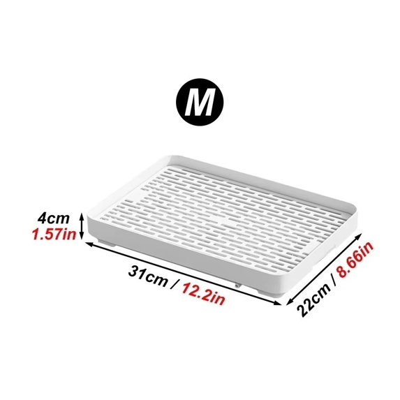 New Small Rabbit Litter Box Plastic Rectangular Pet Toilet Tray Double-layer Bunnie Corner Toilet Box Dutch Pig Supplies