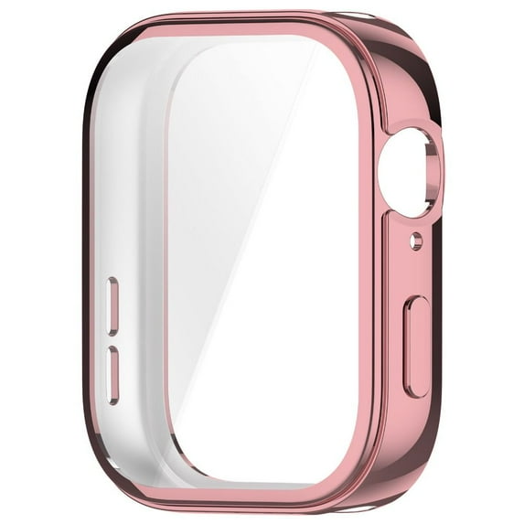 New Smart Bumper Watchband Screen Protector Protective Shell Full Cover TPU Case PINK