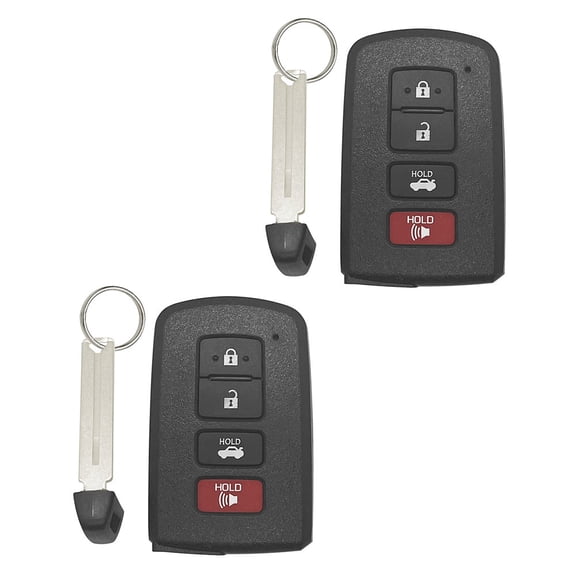New Smart Remote Car Key Fob For 2013 -2017 TOYOTA CAMRY COROLLA HYQ14FBA 0020 G 315Mhz (2 Pack)