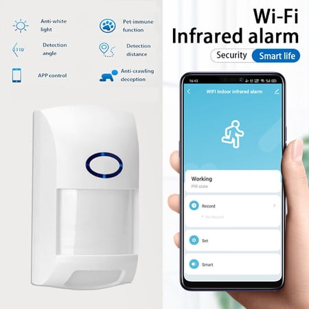 New Smart WiFi Infrared Detector, Anti-Theft And Anti-Intrusion Alarm, Indoor & Outdoor Human Body Sensor, Remote Security Monitor