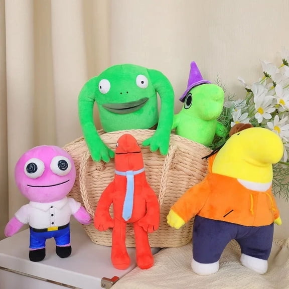 New Smiling Friends Plush – Kawaii Mr Frog Stuffed Doll, Soft Smiling Friends Collectible for Home & Fans