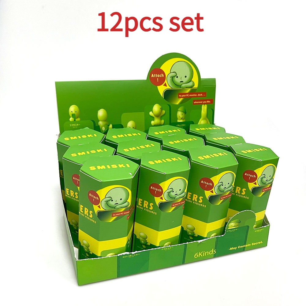 Glow In The Dark Mini Ghost Figuren Mit Box - 6 Leuchtende Geister + 36 Danksagungskarten