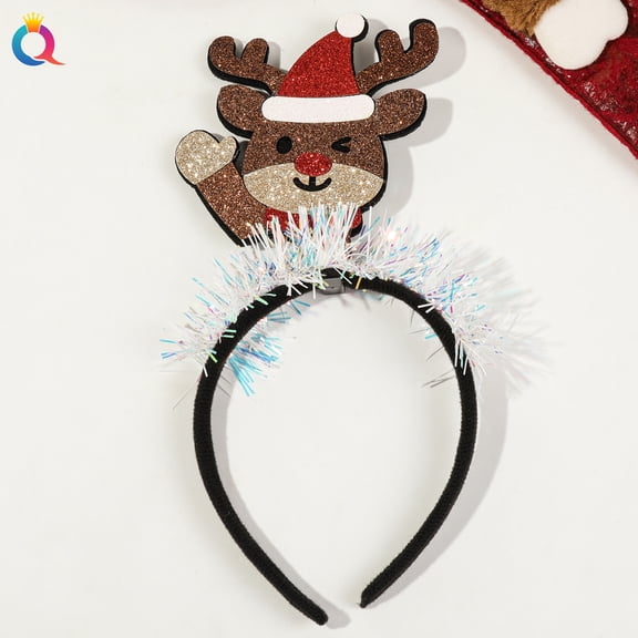 New Snowman Decoration Christmas Hair Hoops Hair Accessories Headwear(2 pieces)