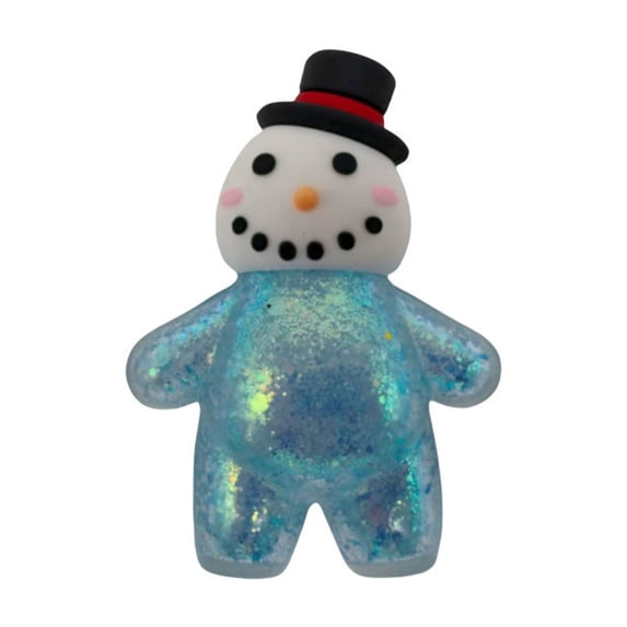 New Snowman Maltose Squishy Toys, Cute Slow Rising Christmas Figure Squeeze Toys, Stress Relief Fidget Toy, Anxiety Relief Items for Relaxation, Soft Squeeze Fidget Toys Gifts for Girls and Boys