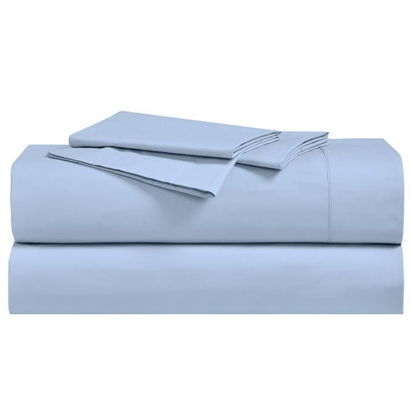 New Soft 100% Cotton Brushed Percale Sheet Sets Long-Stable Cotton 250 Thread Count Sheets With Deep pockets - California King - Blue