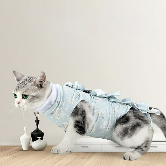 New Soft Pet Cat Surgery Clothes Medical Pet Surgical Suit Cat Shirt Coat Vest Pet Vest DOPI