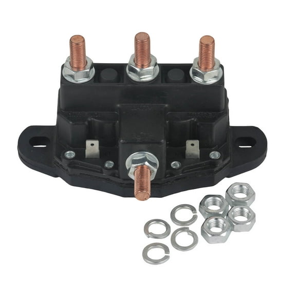 Windlass Motor Reversing Solenoid 12V Compatible with Trombetta 214-1211A11 Cole Hersee 24450 6 Terminal Boat Anchor Sea Legs Boat Lift Marine