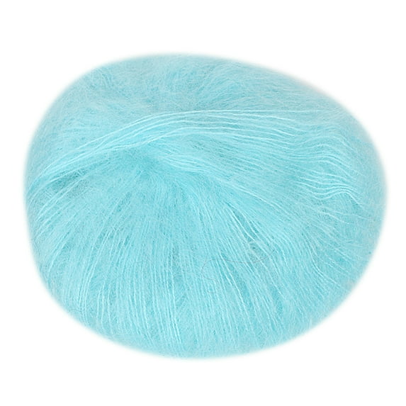 New Solid 25g/ball Knitting Scarf Yarn Soft Thin Plush Hand Crochet Thread Sewing DIY Winter Shawl Infant Shoes Yarn Accessories 7