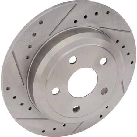 New Solid Brake Disc Compatible With Dodge Jeep Grand Cherokee Summit 6 Cyl 3.6L Grand Cherokee Laredo X 6 Cyl 3.6L Durango Express 2011-2020 By 43178 53061 850237
