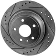 thumbnail image 1 of New Solid Brake Disc Compatible With Ford Lincoln Fusion Titanium 4 Cyl 2.0L Fusion Platinum Hybrid 4 Cyl 2.0L Titanium Hybrid 2013-2018 By 42287 75013 681012, 1 of 3