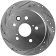 thumbnail image 1 of Solid Brake Disc Compatible With Lexus IS250 Base 6 Cyl 2.5L IS250 F Sport 6 Cyl 2.5L 2006-2015 By 31447 44665 900550 60075016 31447G 980489R 980489RGS 981035R BR900550 JBR1151, 1 of 3