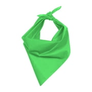 New Solid Color Cotton Bandanas - Lime