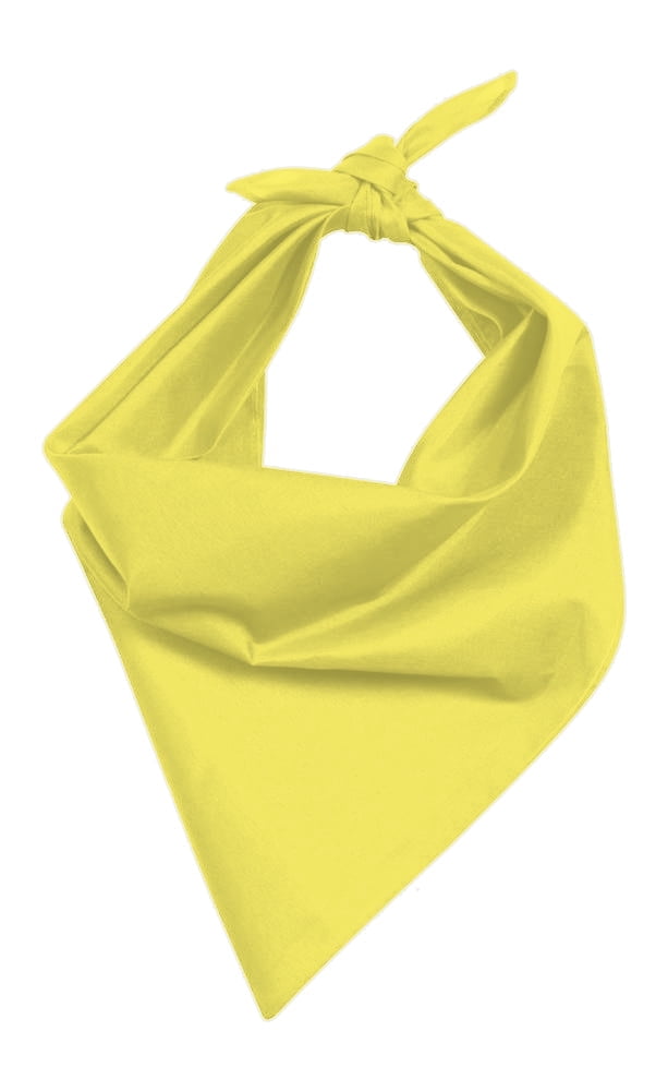 New Solid Color Cotton Bandanas - Yellow - Walmart.com