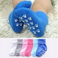 thumbnail image 1 of New Solid Color Infant Baby Toddler Boy Socks Cotton 0~6Y Boy Girl New Born Kids, 1 of 4