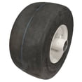 thumbnail image 1 of Solid Flat Free Wheel Assembly 13x6.50-6 Smooth 1-3/4 Bore 7-1/4 Hub White Compatible with Exmark Toro Zero Turn Mower Front Caster Replaces 103-0069 633971 Rotary 15580 Stens 175-633, 1 of 1