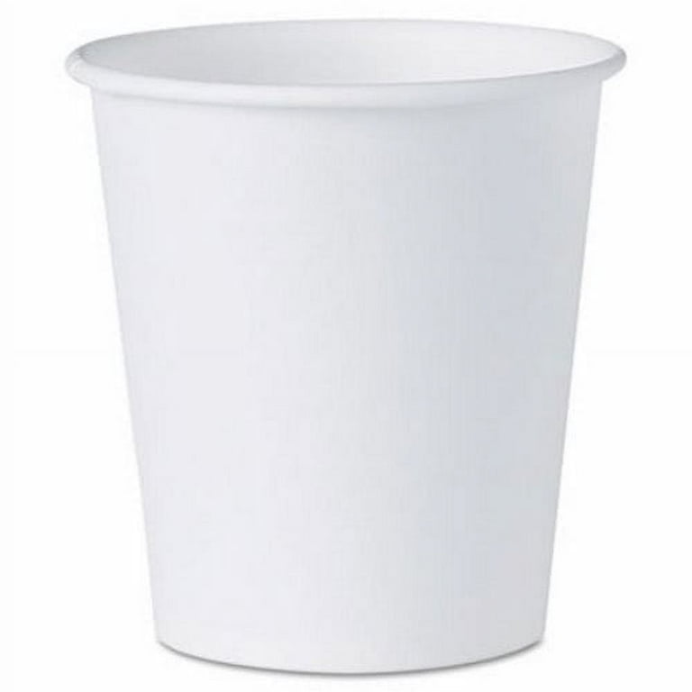 White Paper Water Cups, 3 oz, 100/Pack White Paper Water Cups, 3 oz, 100/Pack