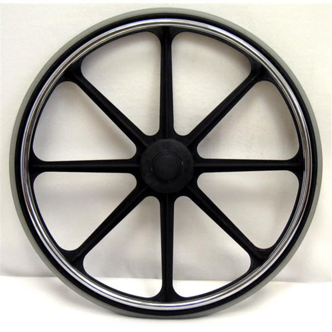 New Solutions RW191P 24 x 1 in. Wheels for Wheelchair, Set of 2