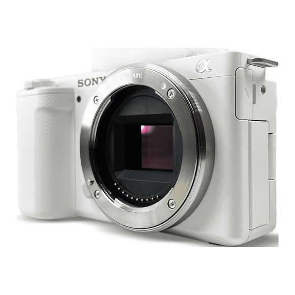 New Sony Alpha ZV-E10 Mirrorless Vlog Camera - APS-C Interchangeable Lens System (White)