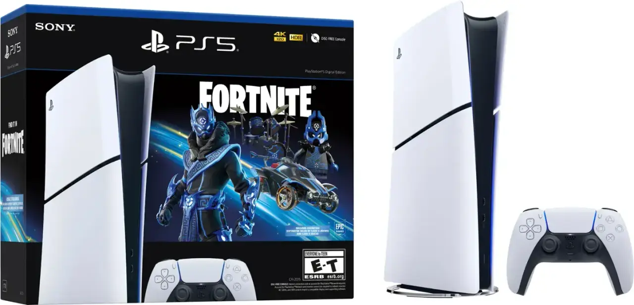 New Sony - Playstation - 5 - Digital Edition Video Game - PS - 5 Console White