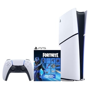 Sony PlayStation 5 Slim Digital PS5 with Fortnite Cobalt Star Bundle