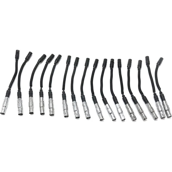 New Spark Plug Wire Compatible With Mercedes Benz E500 Base 8 Cyl 5.0L ML430 Base 8 Cyl 4.3L C43 AMG Base 8 Cyl 4.3L CL500 Base 8 Cyl 5.0L 1998-2010 By REPM504812