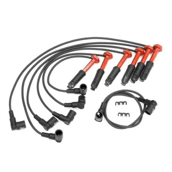 New Spark Plug Wire Compatible With Mercedes Benz 300SE All Submodels 300E Base 300SL All Submodels 300CE 1990-1993 By KTIQ4150035