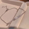thumbnail image 1 of New Sparkling Golden Silver Color Bracelet Two-Piece Set Women's Fashion Trendy Daily Accessories Party Jewelry Birthday Gifts, 1 of 6
