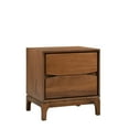 thumbnail image 1 of New Spec Monte Rosa 2 Drawer Wood Night Stand in Walnut, 1 of 3