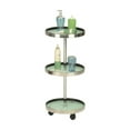 thumbnail image 1 of New Spec Three Tier Glass Utility Cart in Chrome, 1 of 4