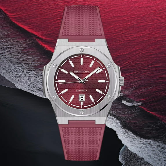 New Specht & Söhne Unique Design 37MM Men's Watches Mechanical Watch NH35 Movt Stainless Steel Luminous Classic Watch Waterproof