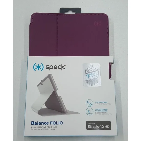 New Speck Balance Folio Purple Pink Case For Verizon Ellipsis 10 Hd