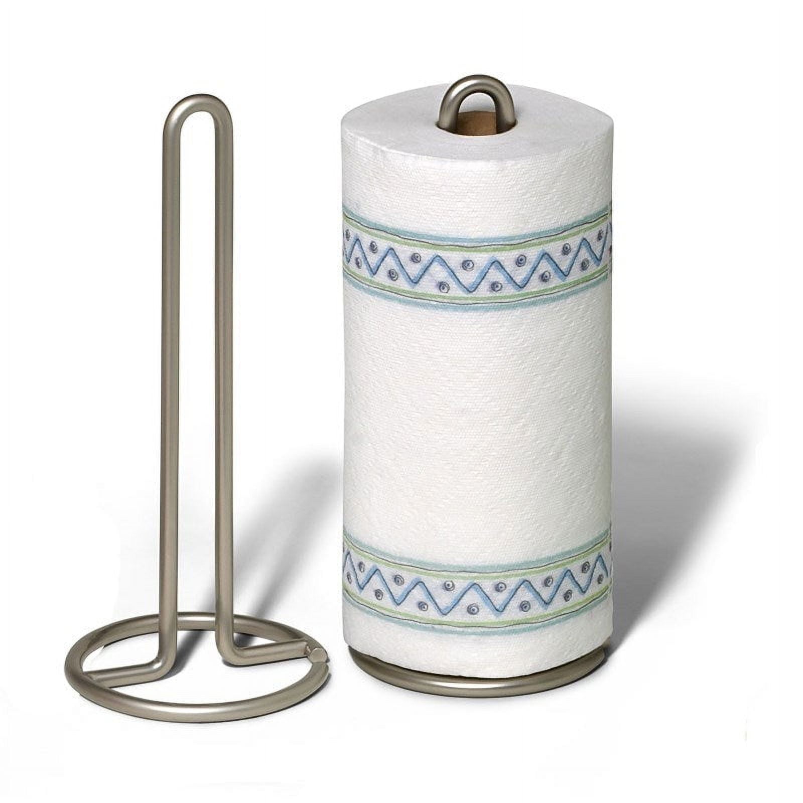 Paper Towel Holder With Spray Bottle,hanging Wall Mount Papertowels Roller  For Kitchen And Bathroom