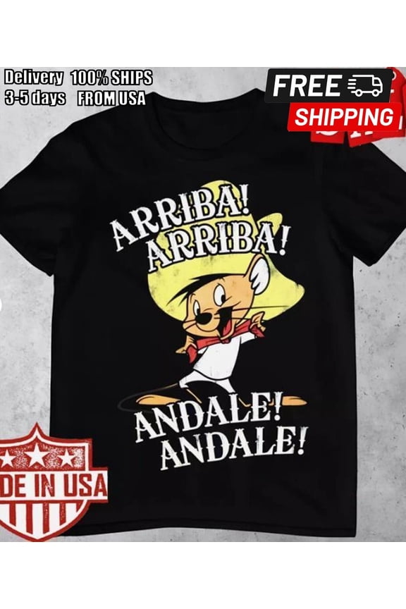 New Speedy Gonzales Rare Black All sizes S-3XL T-Shirt