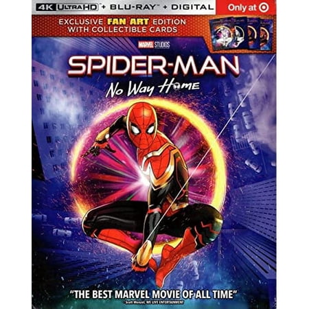New Spider-Man: No Way Home with Collectible Cards (4K/Blu-ray)