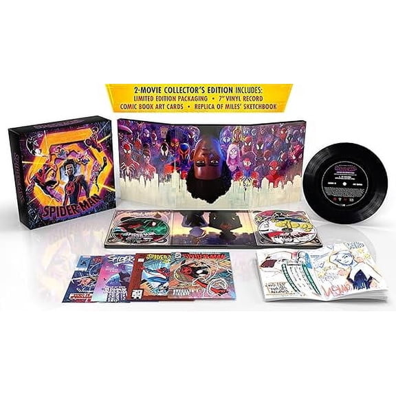 New Spider-verse 2-Movie Collector's Edition (UHD + Blu-ray + Digital)
