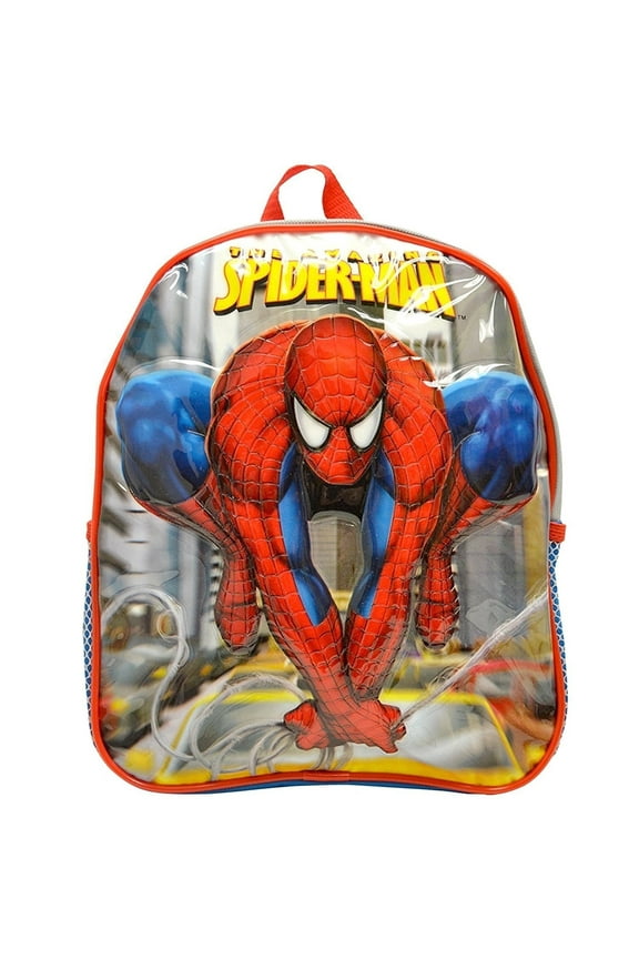 New Spiderman Mini 11"School Bag Backpack Rucksack School Gift Official NWT