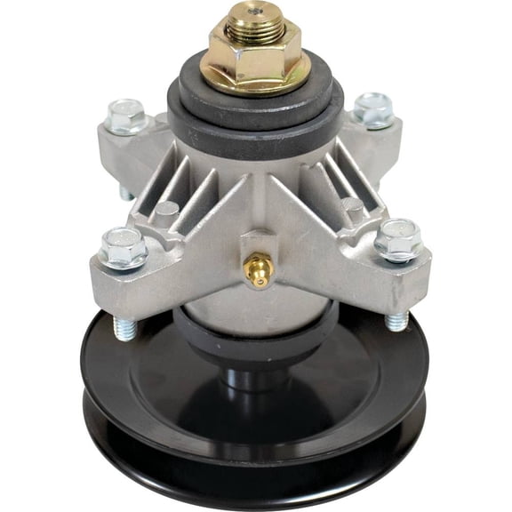 Spindle Assembly with Pulley Compatible with LT1050 LT1024 SLT1554 50 54 Inch Deck Lawn Tractor 918-04129 618-04129 719-04110 842A1 04129B 04129A 13AP11CP709 13AQ11CP709 13AR11CP710