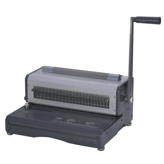 New Spiral Coil Binding Machine Binder Removable Pins 4:1 Pitch Punch 18pgs Bind 500pgs Electric Inserter 110V