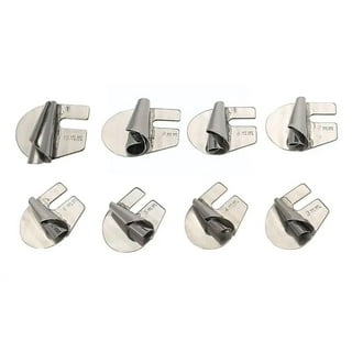 6Pcs Sewing Rolled Hemmer Foot, 3mm-8mm Wide Narrow Rolled Hem Sewing  Machine Presser Foot Kit, Seam Guide for Sewing Machine 