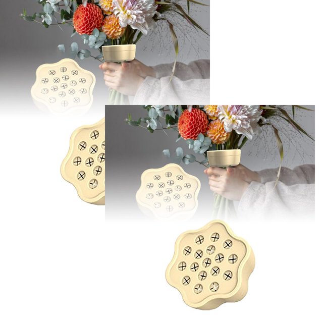 New Spiral Ikebana Holder Spiral Holder Small Ceramic Flower 4 Woven