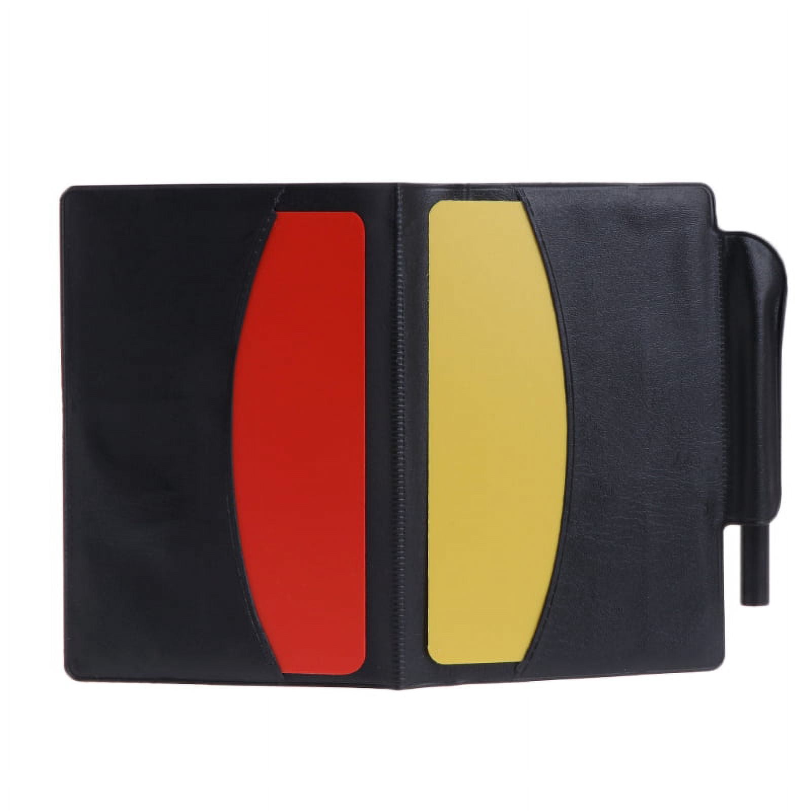 Refs Notebook New Sport Football Soccer Referee Wallet Notebook with Red Card and ...